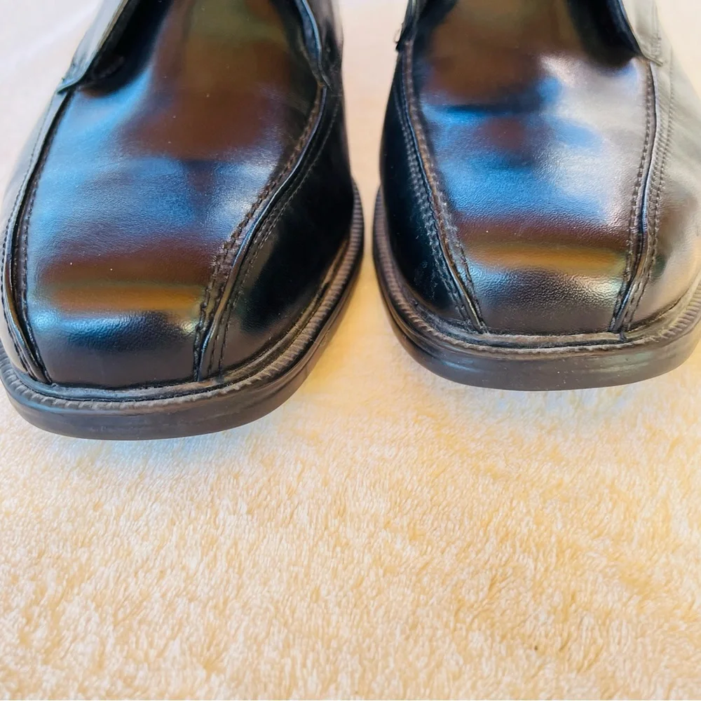 Bostonian Flexlite Men's Lightweight Chukka Boots Leather Black Italy SIZE 10